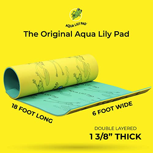Green/Yellow Floating Water Mat R668941