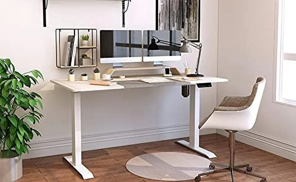 Electric Height Adjustable Standing Desk 55 x 28 Inches with Memory Settings M97897