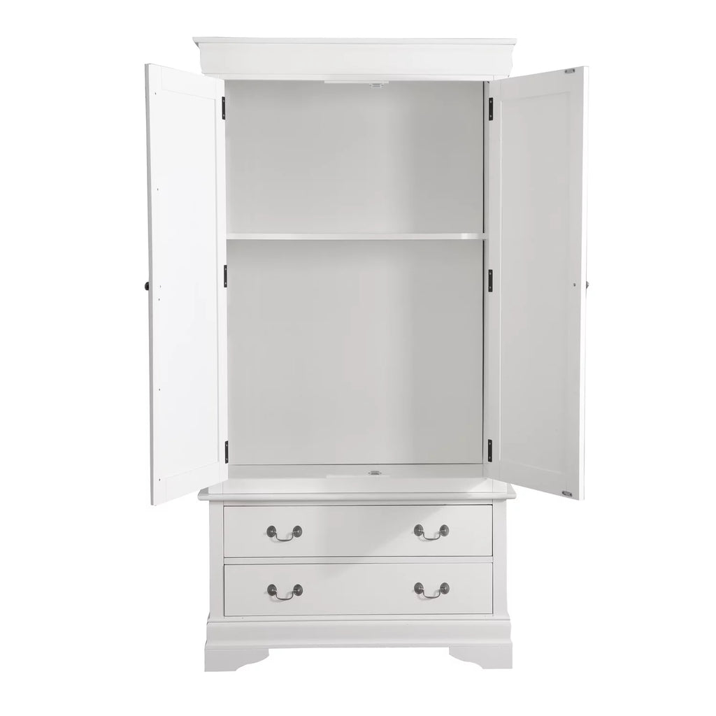 White Armoire I16952