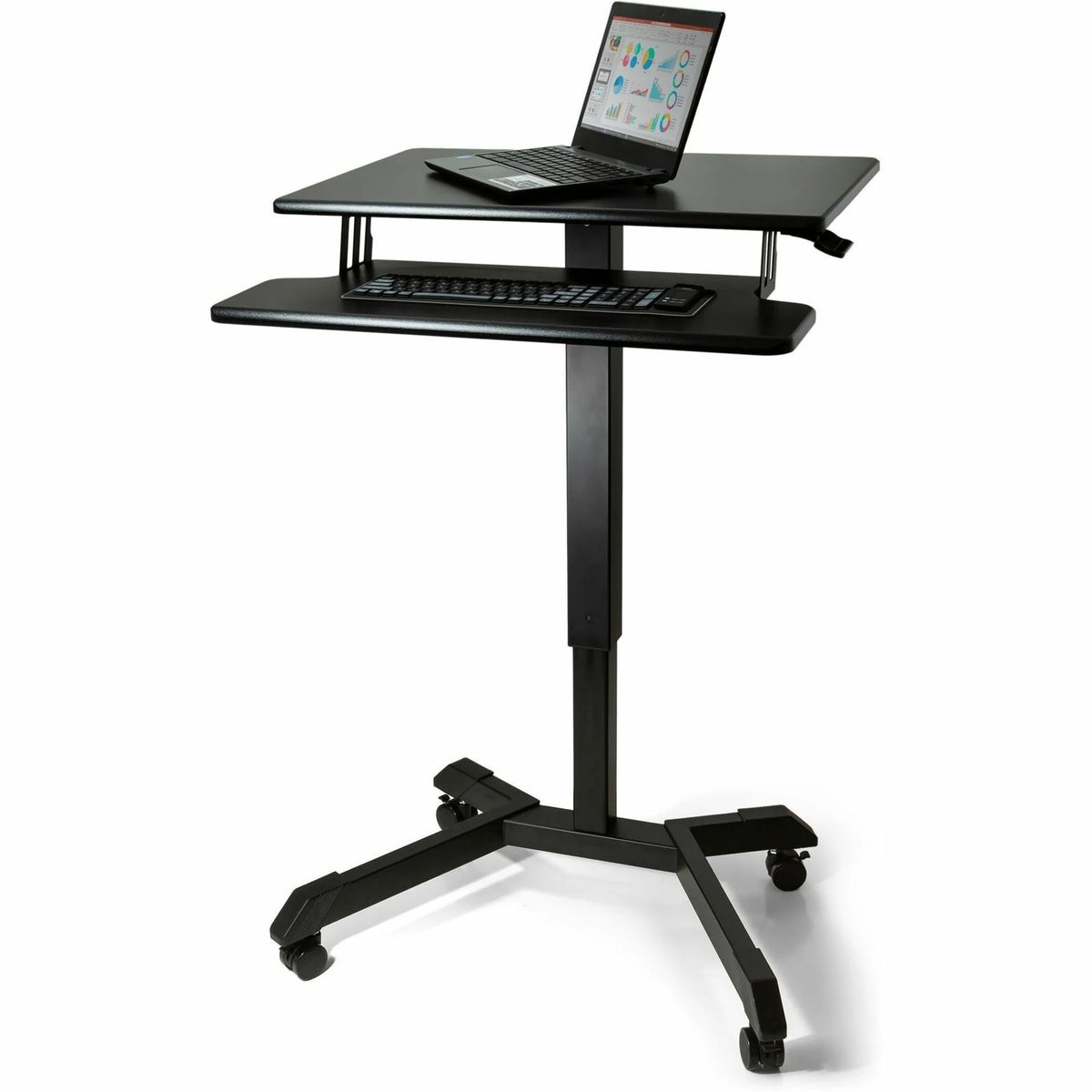 Adjustable Standing Desk with Keyboard Tray B623698