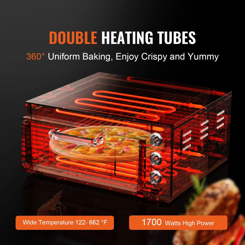 Electric Countertop Pizza Oven 16-inch 1700W H56816