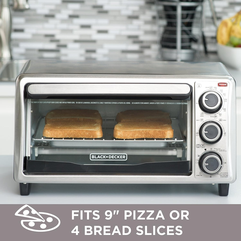 4-Slice Stainless Steel Toaster Oven M408246