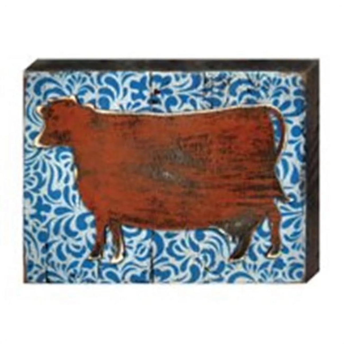 Cow Art on Board Wall Decor V692863