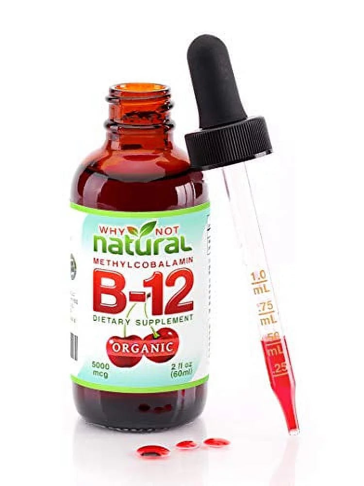 Organic B12 Liquid Drops 5000mcg D644262
