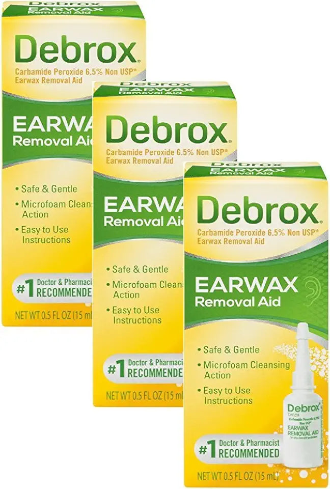 Earwax Removal Drops 0.5 oz Pack of 3 A6906