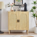 Rattan Kitchen Storage Cabinet Buffet S845