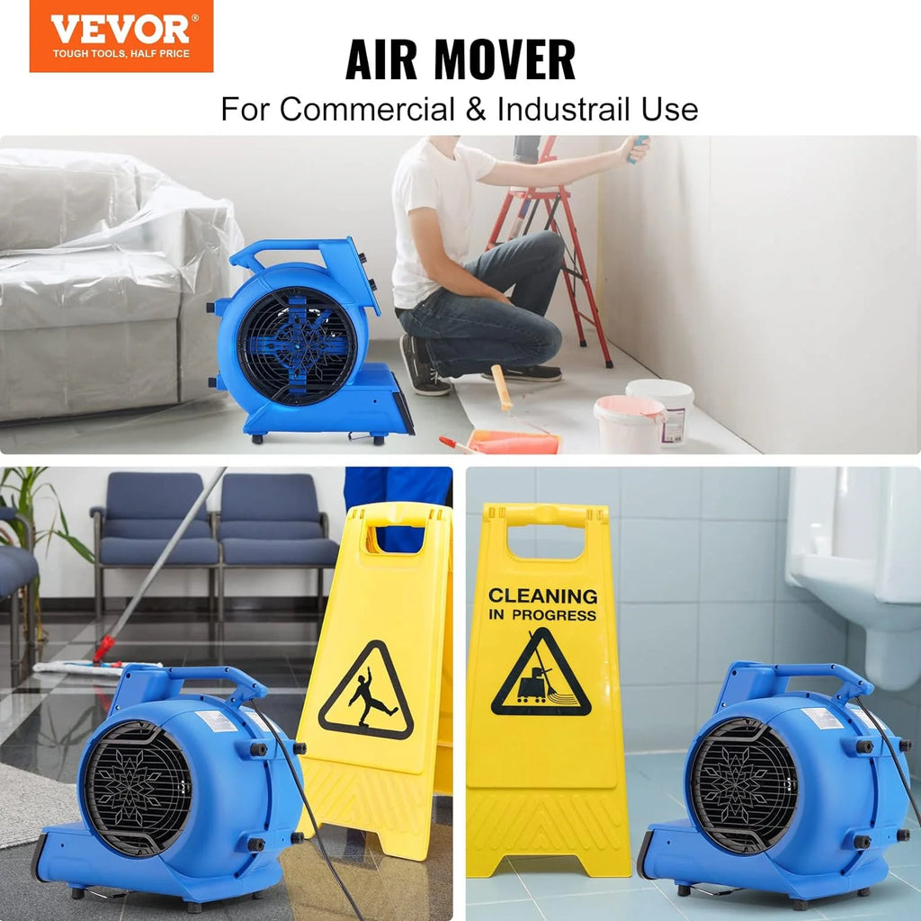 1/2 HP 2600 CFM Portable Floor Blower Fan P733