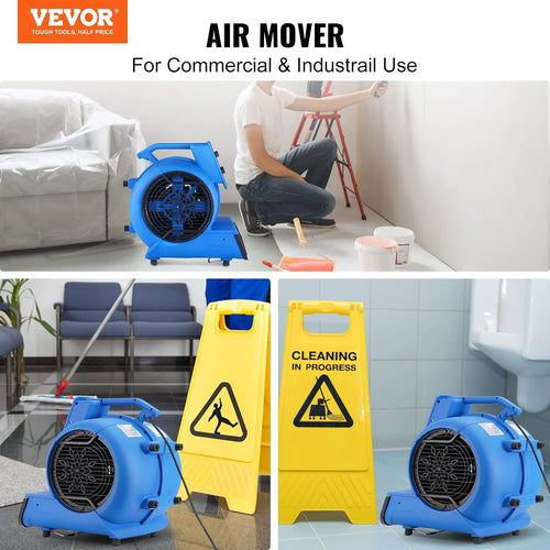 1/2 HP 2600 CFM Portable Floor Blower Fan P733