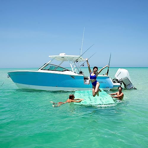 Green/Yellow Floating Water Mat R668941