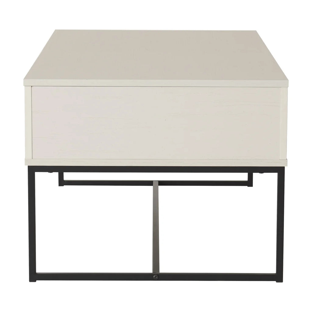 White Half Lift Top Coffee Table X661
