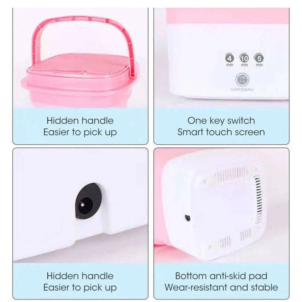 Foldable Clothes Washer with Dryer Bucket D293