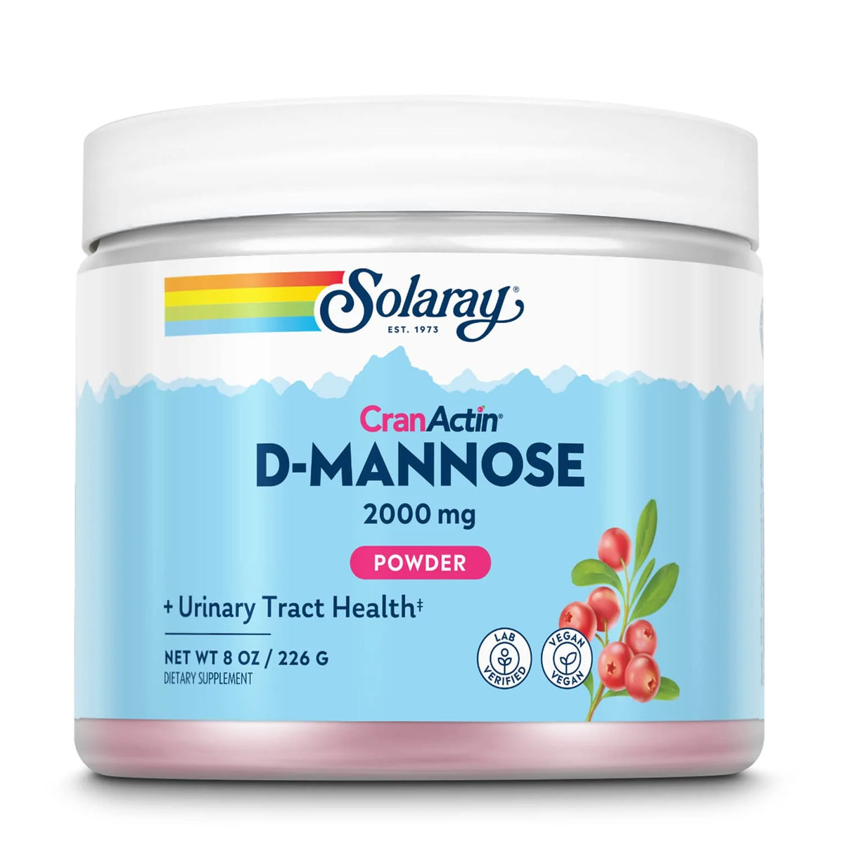 D-Mannose with Cranberry Extract Powder 8 oz Q99443