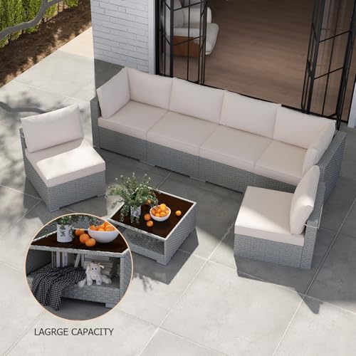 4 Seats Aluminum Outdoor Sofa Set with Coffee Table R541311