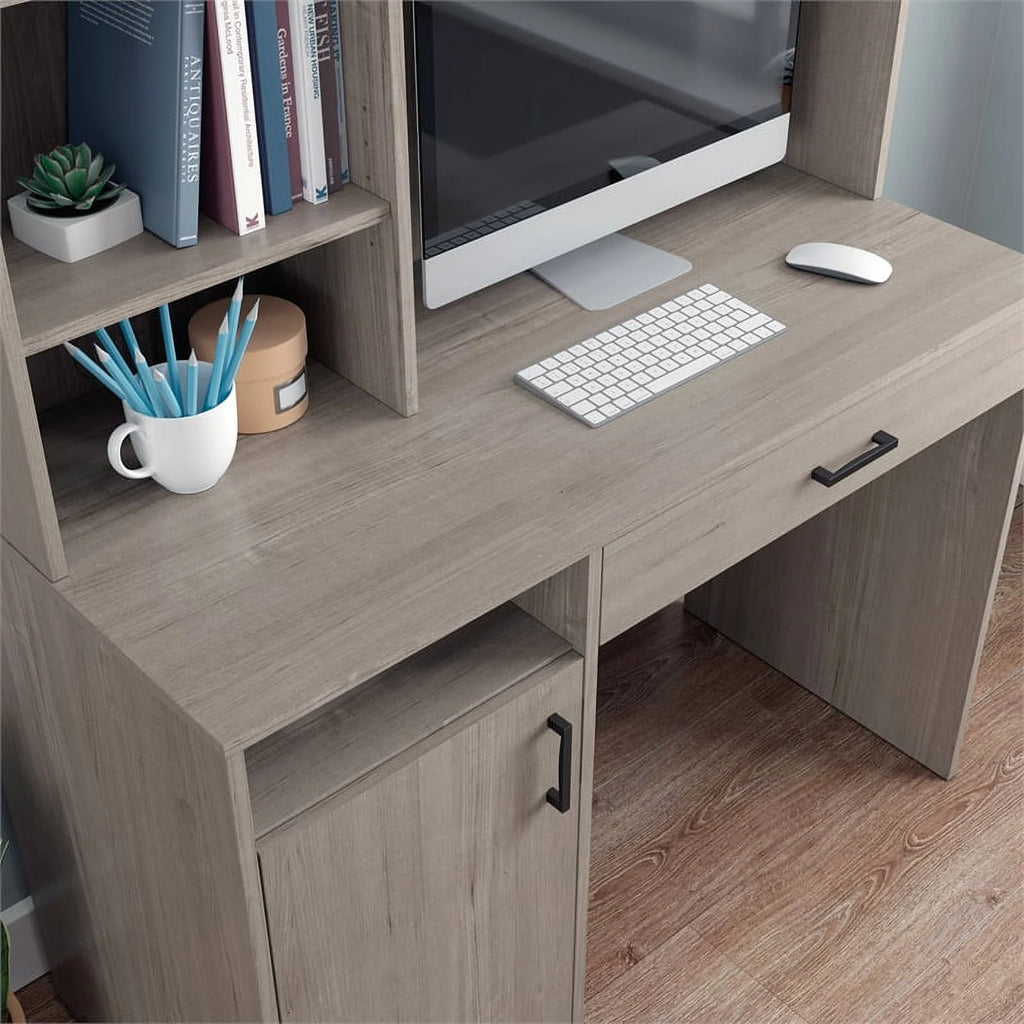 Engineered Wood Desk with Hutch Y8749
