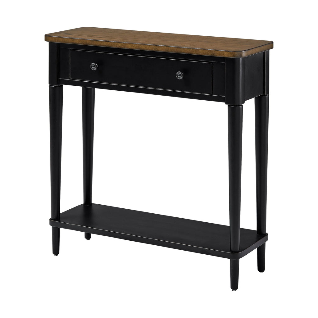 Solid Wood Console Table with Drawer and Shelf O465