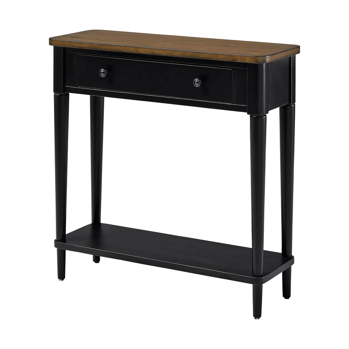 Solid Wood Console Table with Drawer and Shelf O465