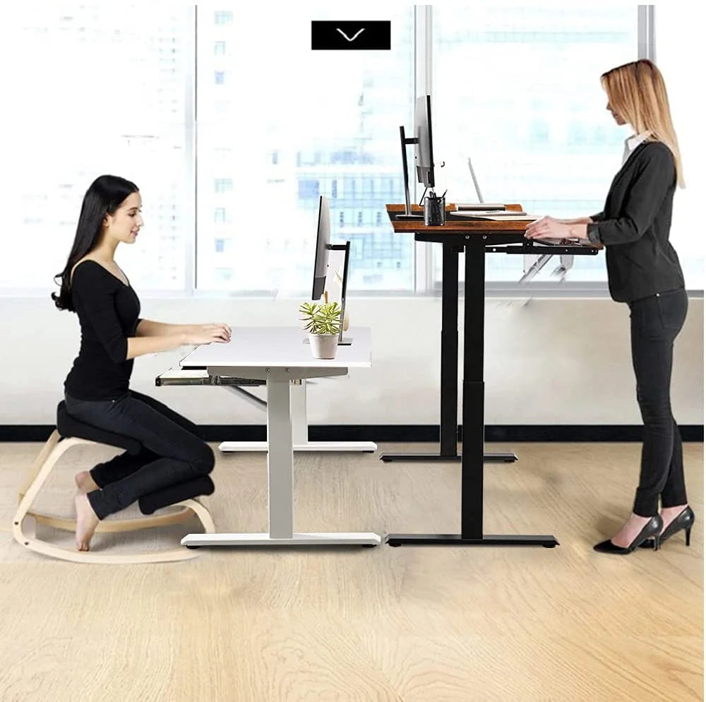 48"x24" Electric Height Adjustable Standing Desk with Drawers G331915