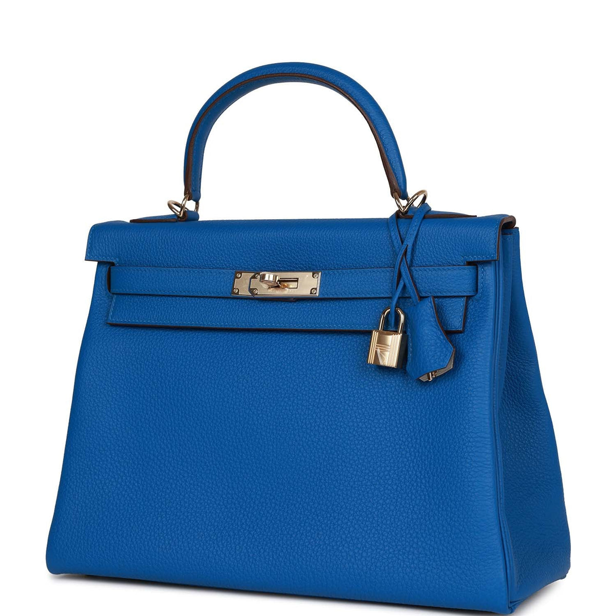 Bleu Royal Togo Leather Bag X803