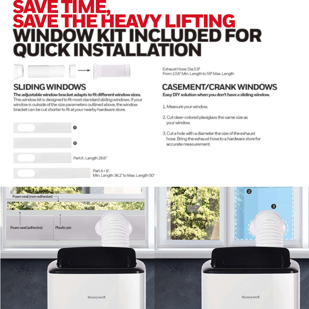 8,000 BTU Portable Air Conditioner with Dehumidifier & Fan Y41428