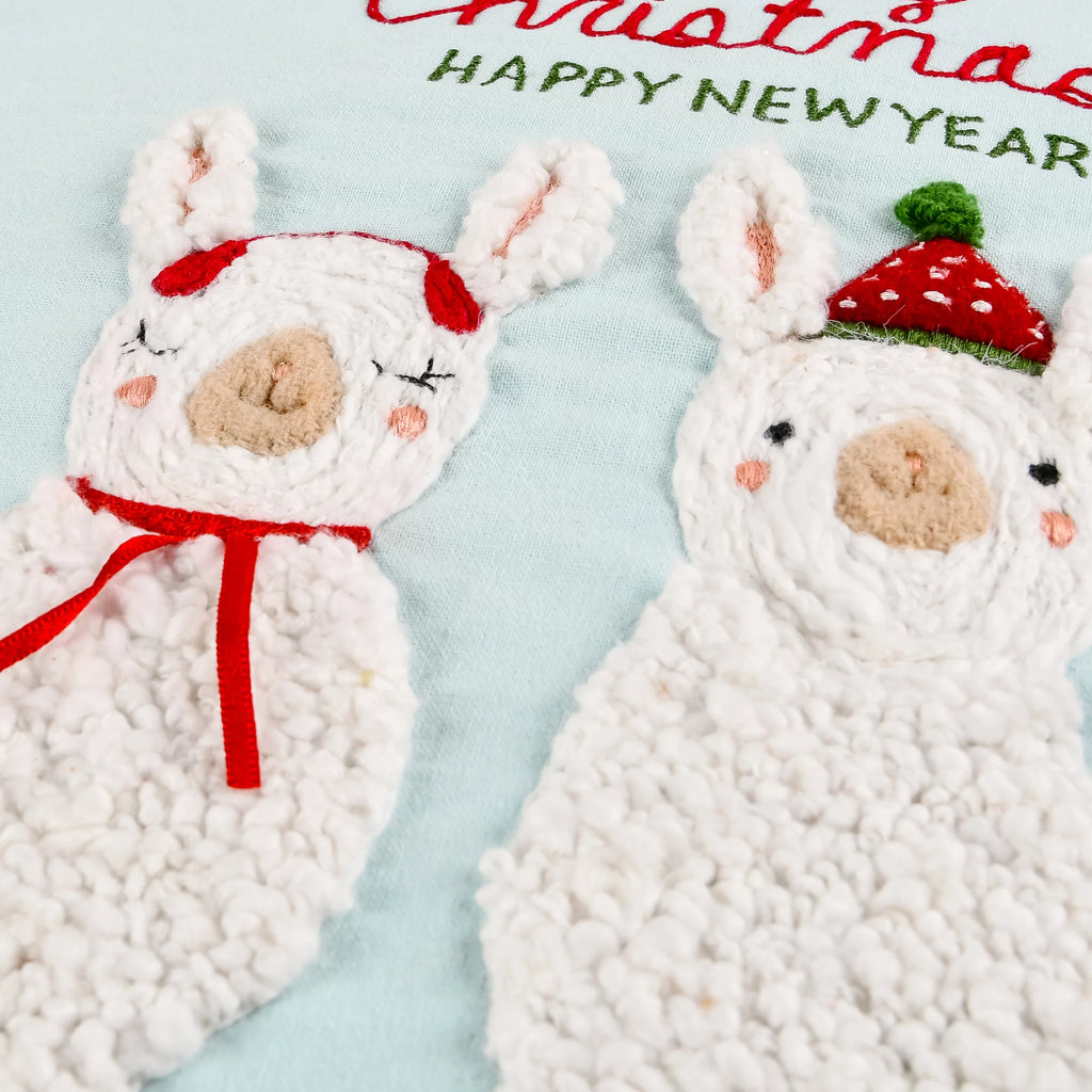 White Llama Pillow M820