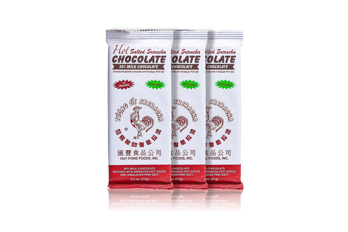 2.5 oz Sriracha Milk Chocolate Bar 12 pack X7117