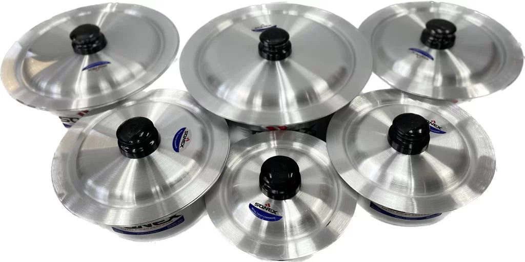Aluminum 6 Pc Cooking Pots Set P372565