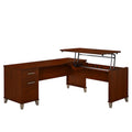 72W 3 Position Sit to Stand L Desk Y71350