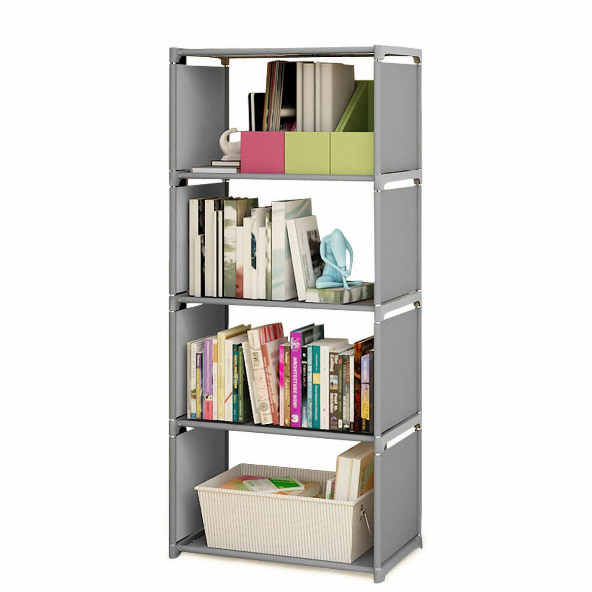 4 Tier Wood Bookcase T13732