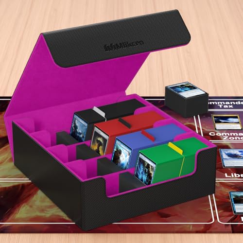 Card Deck Case with 10 Dividers and 3 Foam Stoppers A275