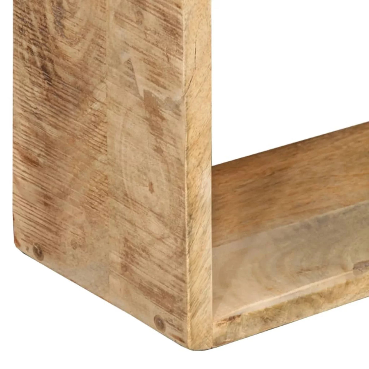 3 Piece Solid Mango Wood Wall Cube Shelf Set K4716