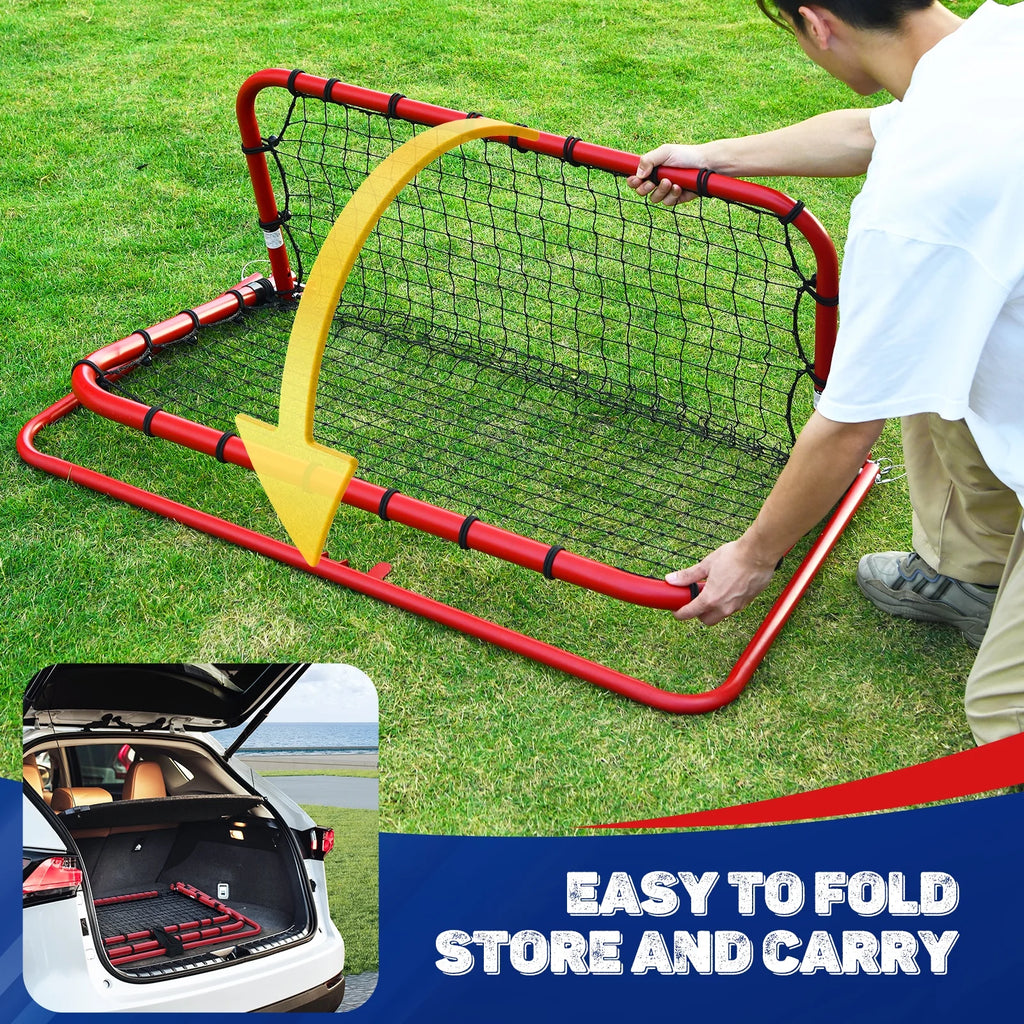 Baseball Rebounder Net with Adjustable Angles U95573