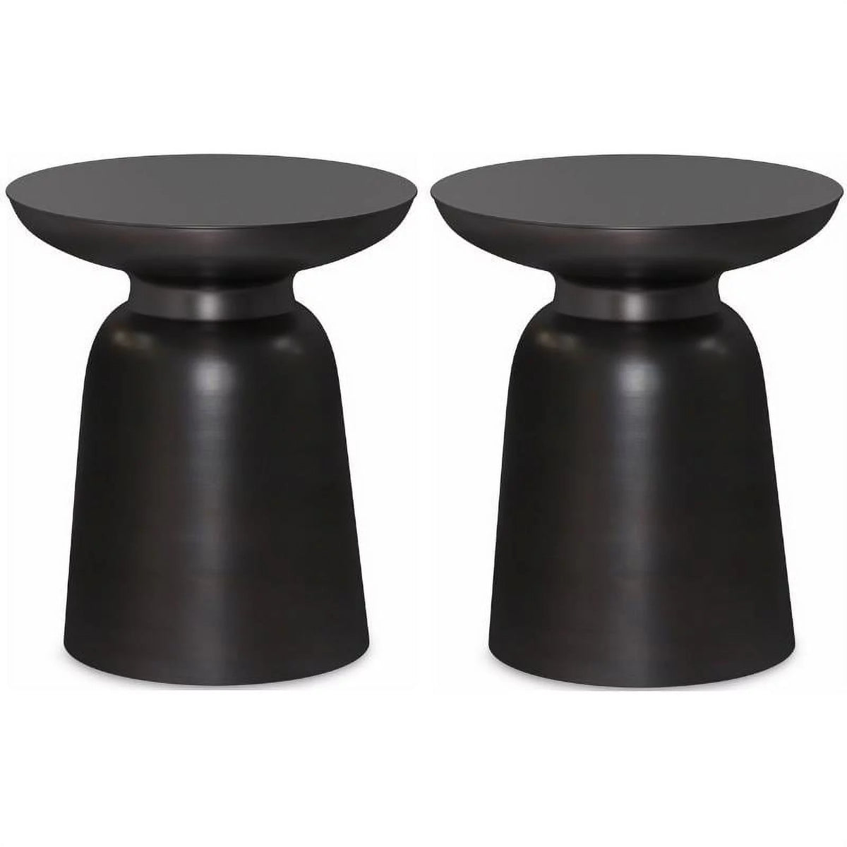 2-Piece Metal Accent Side Table Set R16207