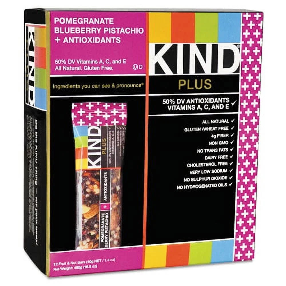 Pomegranate Blueberry Pistachio Nutrition Bar 1.4 Oz 12 Count G943563