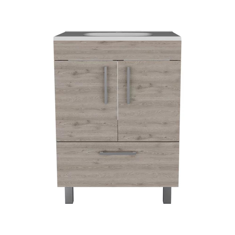 Light Gray Single Bathroom Vanity N550
