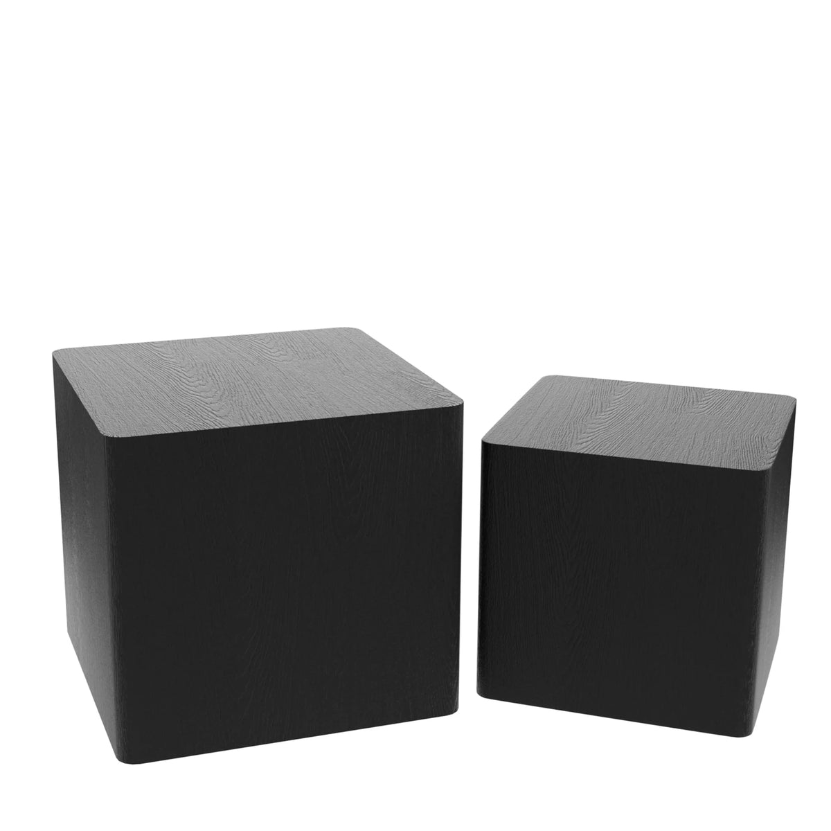 Black MDF Nesting Tables Set of 2 P394125