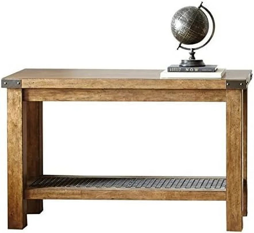 Distressed Oak Console Table Q2818