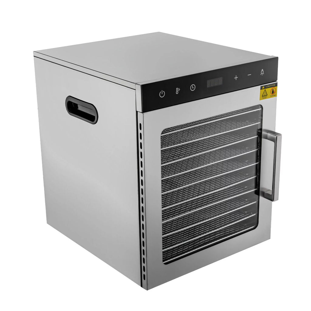 800W 10-Tray Stainless Steel Food Dehydrator P880