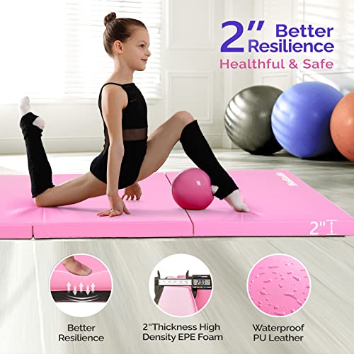 6' Folding Tri-fold Gymnastics Mat J414312
