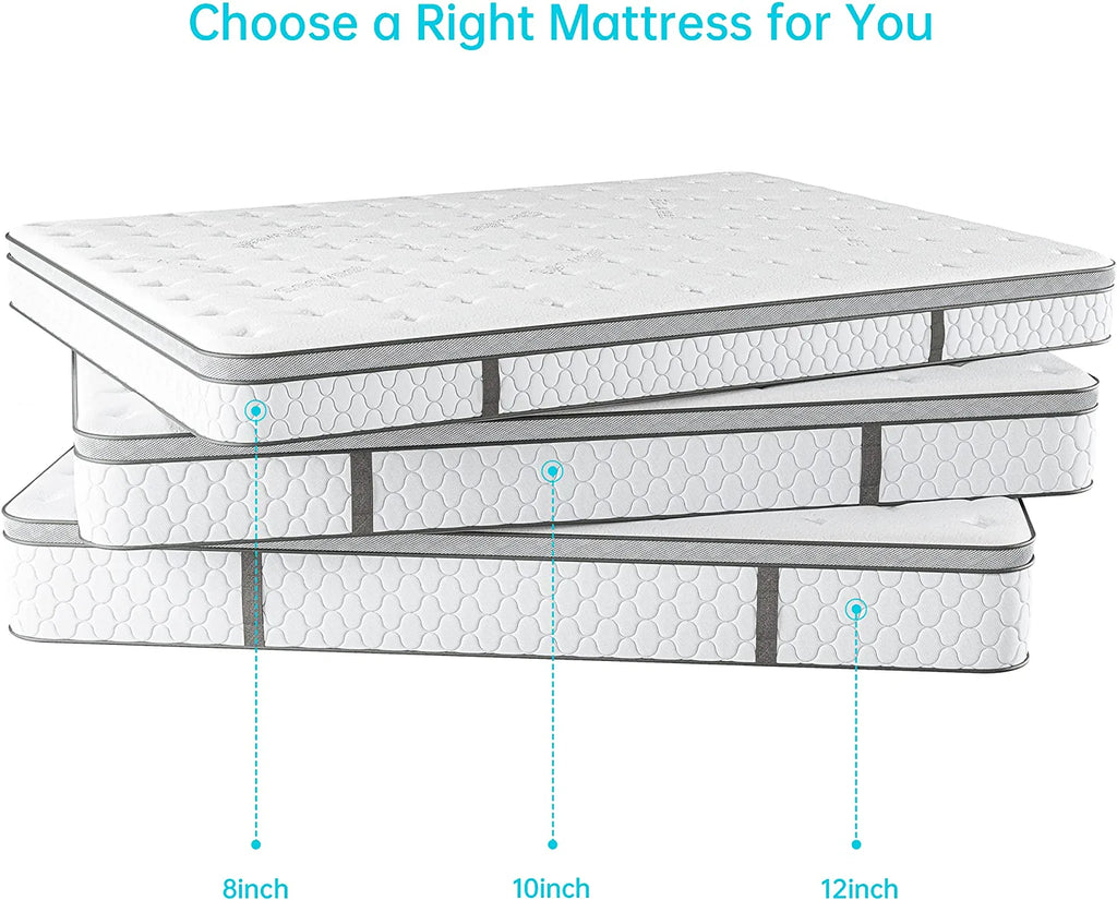 8 Inch Gel Memory Foam Hybrid Mattress U808