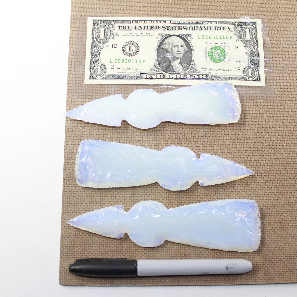 Opalite Ornamental Tomahawk Heads I651849