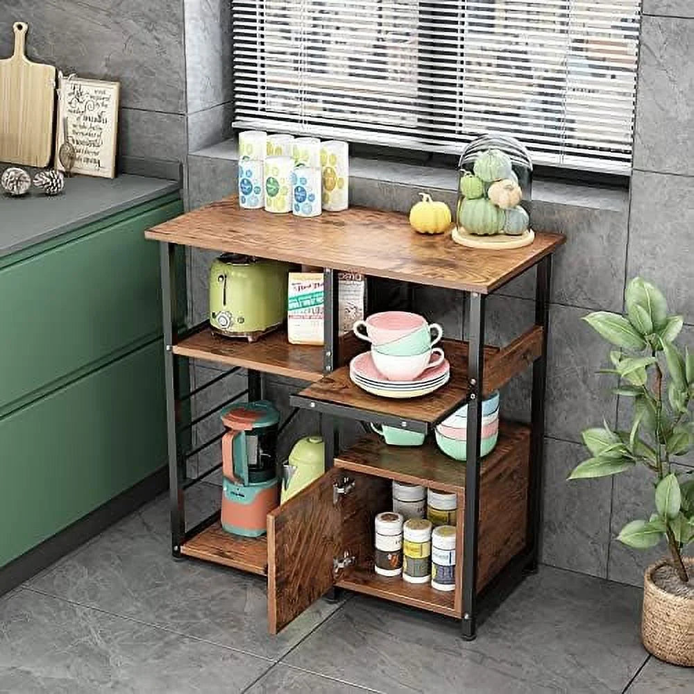 3-Tier Kitchen Baker's Rack with Cabinet M254