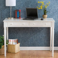 2-Drawer White Desk B575536