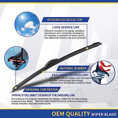 3 Wipers Replacement Set 26"+22"+11" S662