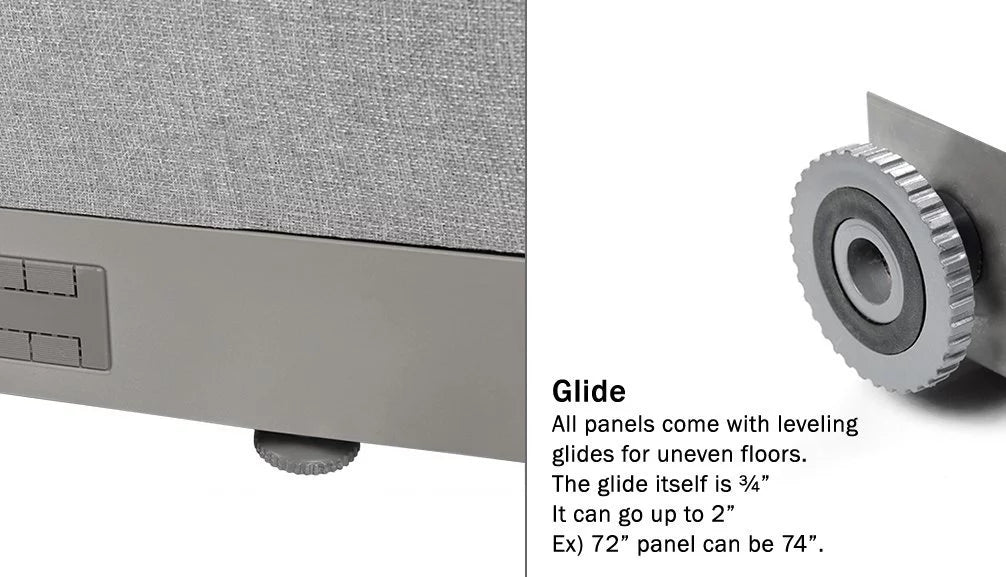 L-Shaped Freestanding Office Partition Q481608