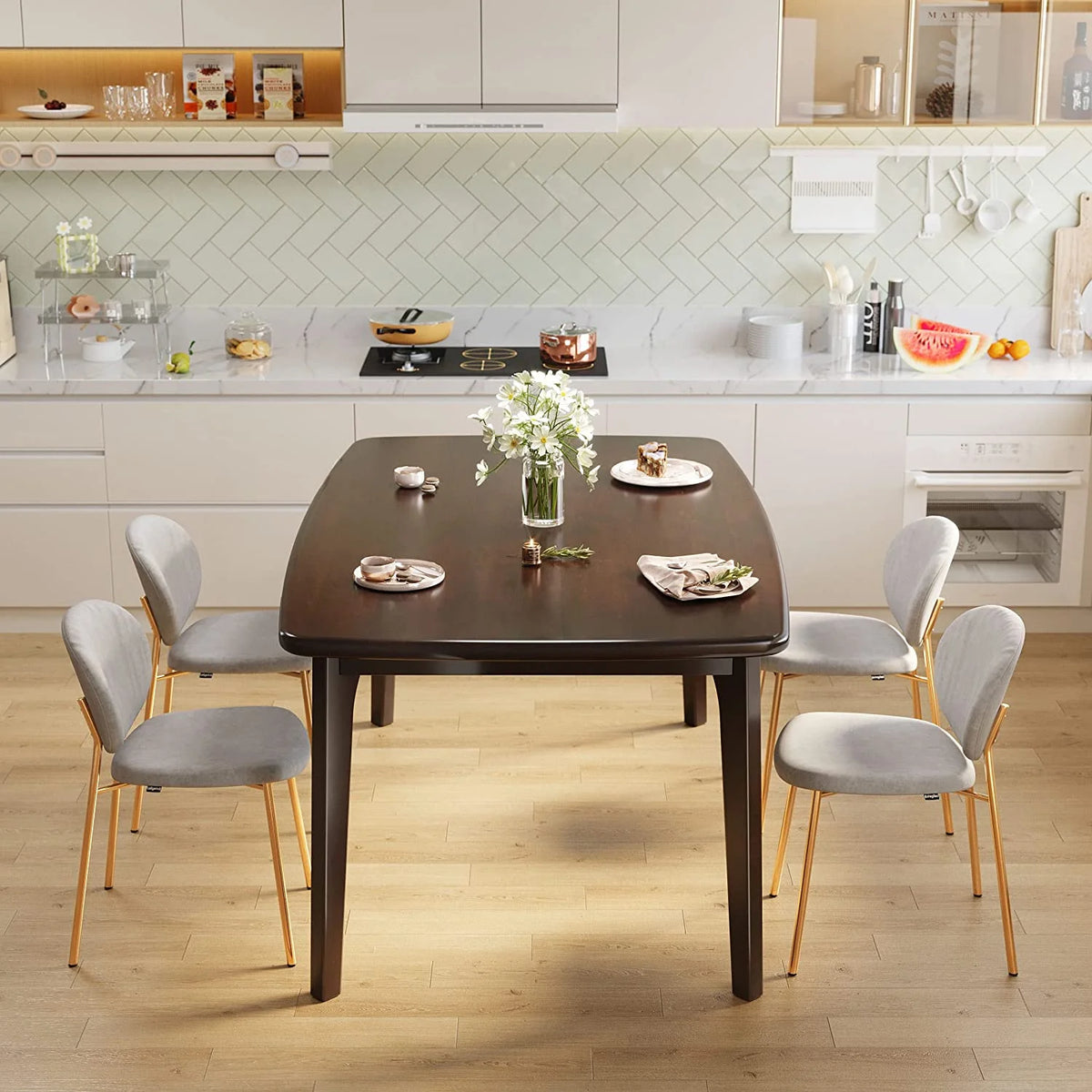 47 Inch Wood Dining Table W98676
