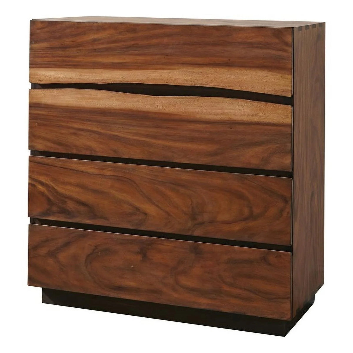 4-drawer Chest Smokey Walnut and Coffee Bean V192