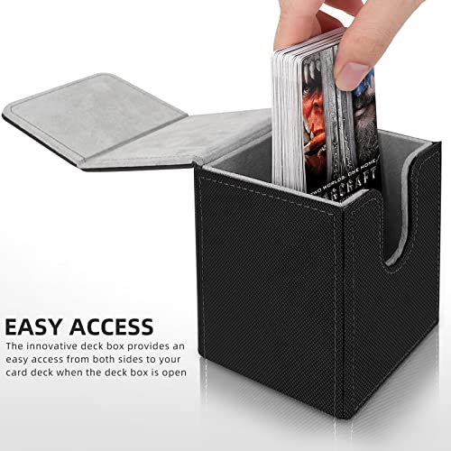 Card Deck Case with 10 Dividers and 3 Foam Stoppers A275