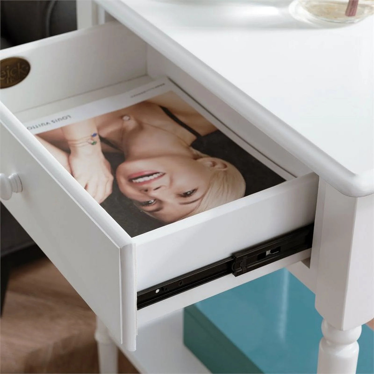 White Nightstand Set A579464