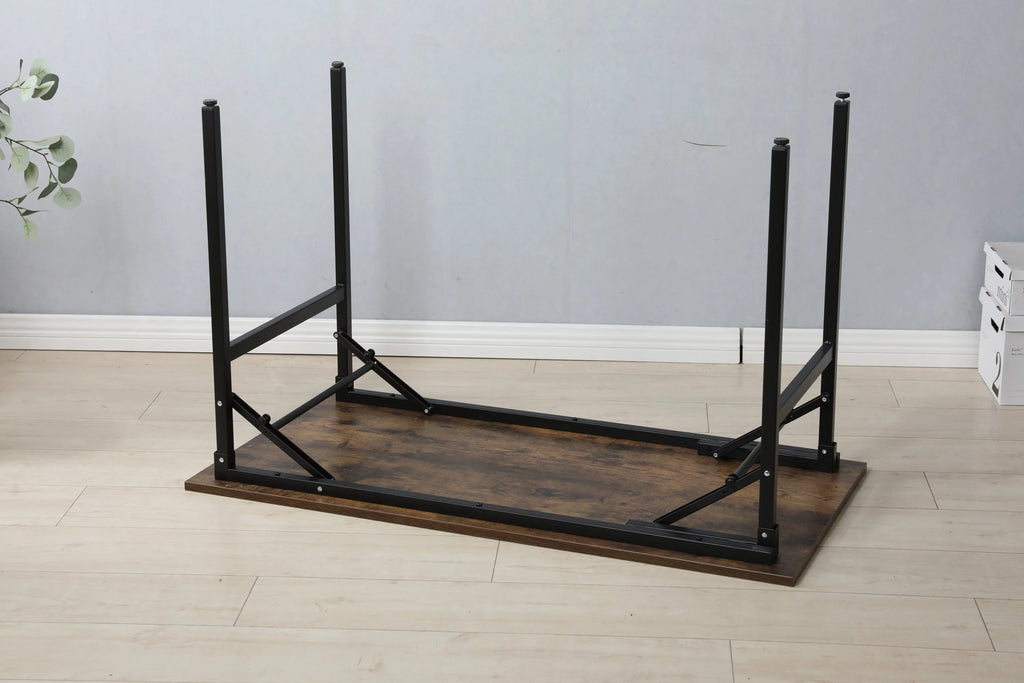 Folding Table Desk 31.5x15.7 Inches Black F44491