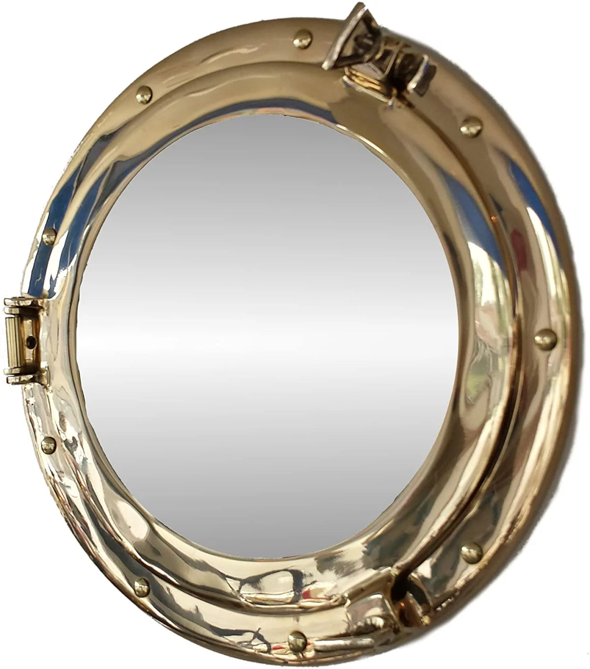Brass Porthole Mirror 12 in. F996068